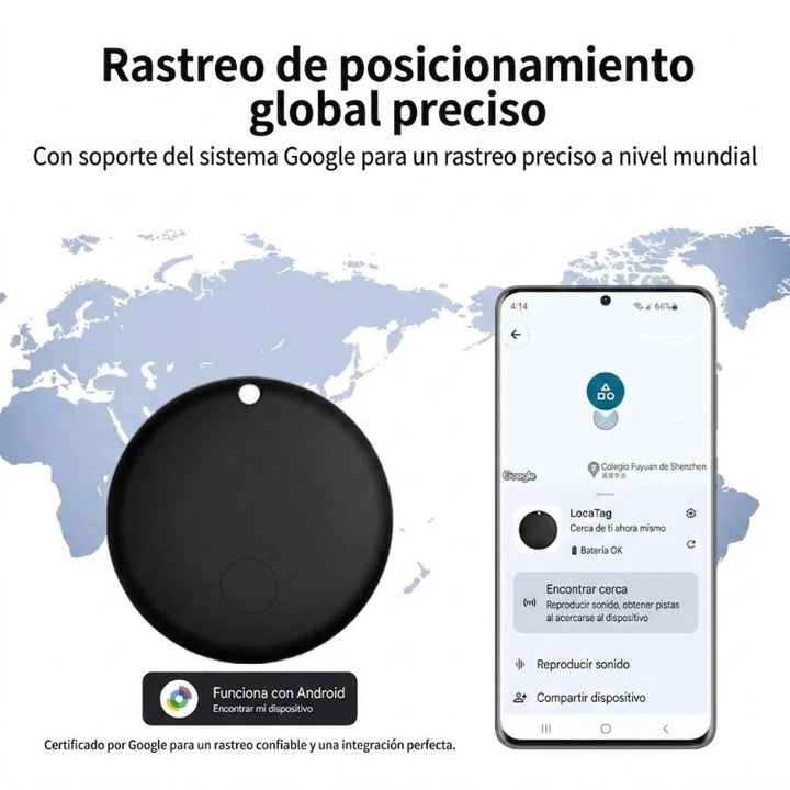 Smart Tracker para Mascotas con Collar Ajustable