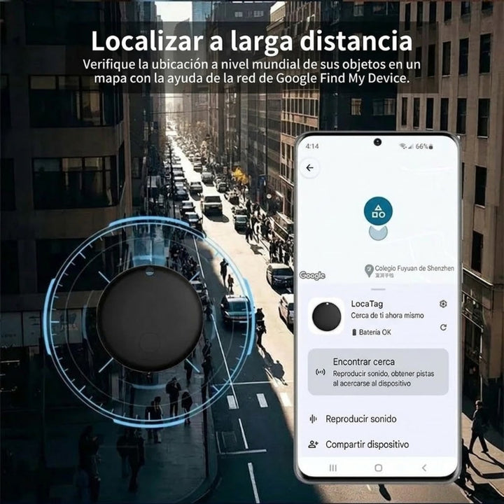 Smart Tracker para Mascotas con Collar Ajustable