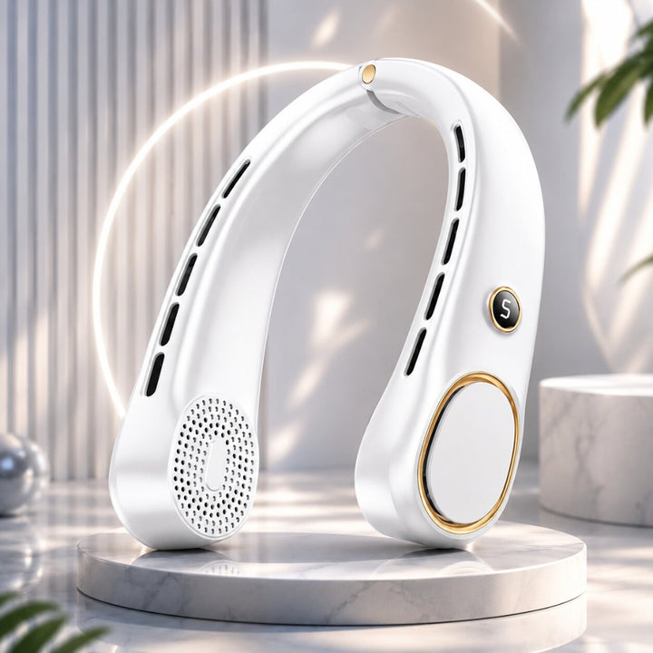 Ventilador Portátil para Cuello sin Aspas de Manos Libres