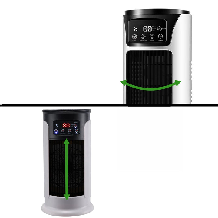Ventilador de Mesa con Nebulizador y Temporizador