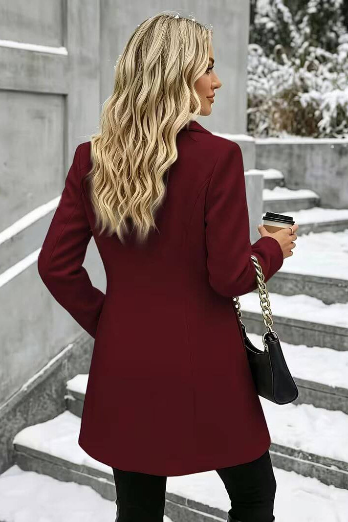 Abrigo Midi con Botones