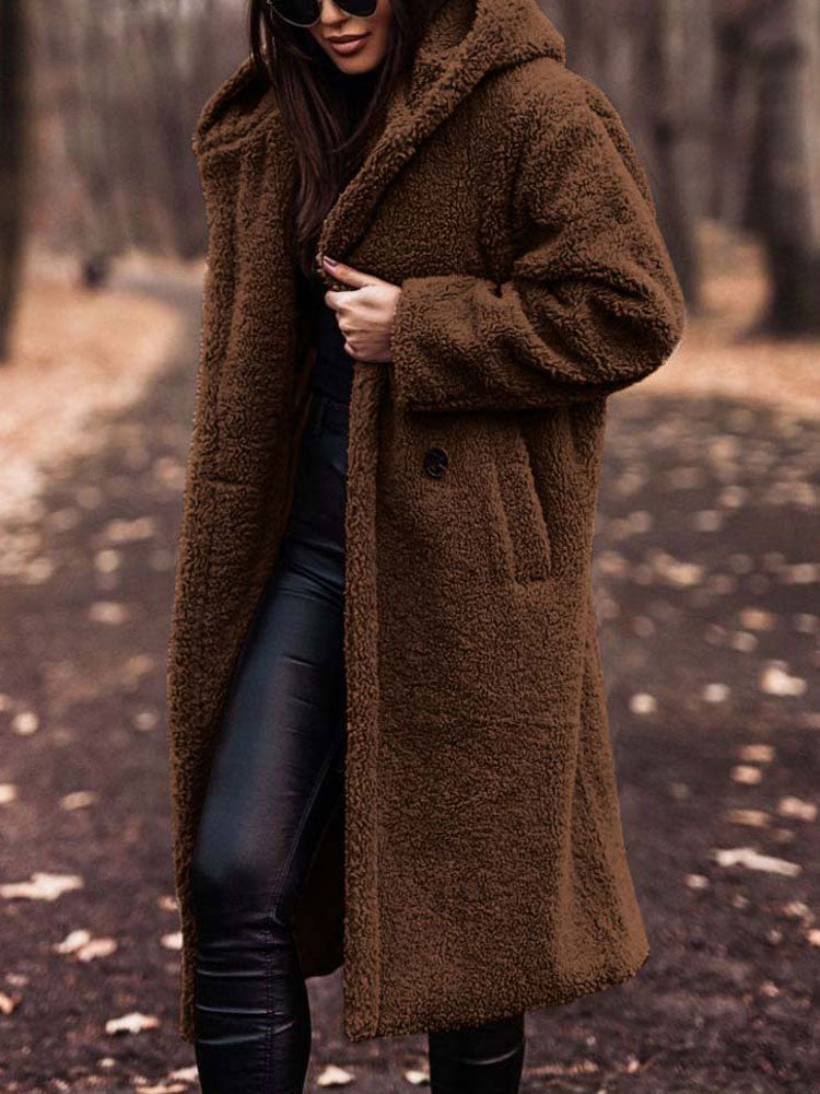 Abrigo Oversize con Capucha