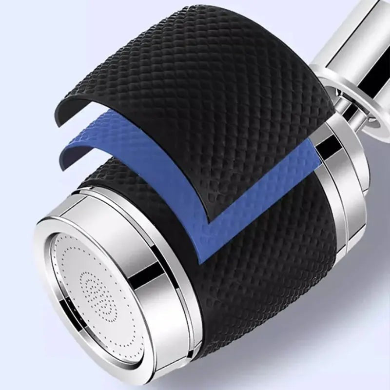 Accesorio para grifo giratorio 360° con protector contra salpicaduras