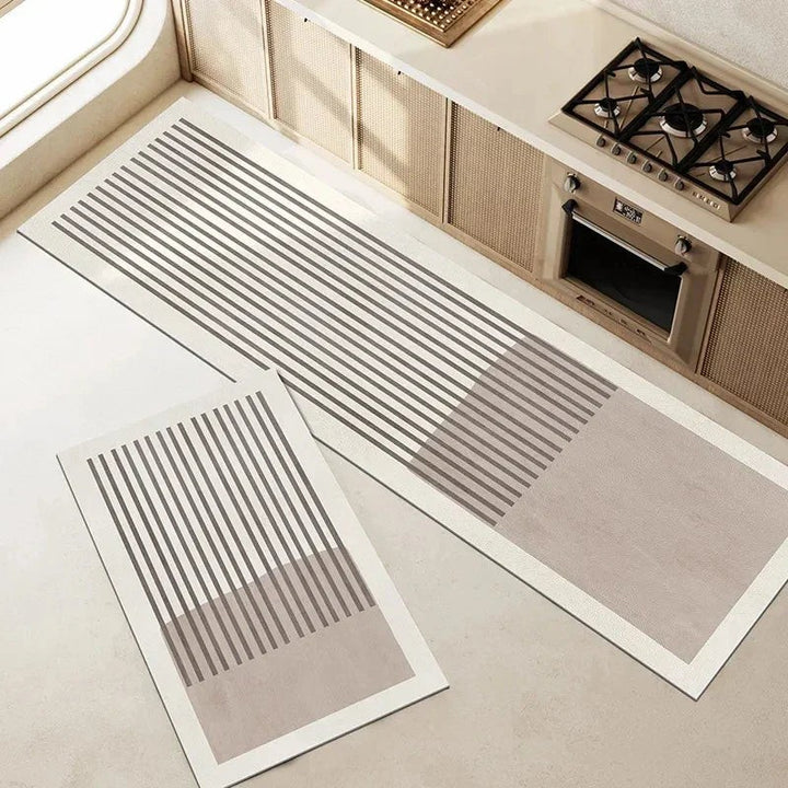 Alfombrilla de cocina antideslizante - Estampado geométrico