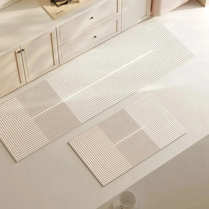 Alfombrilla de cocina antideslizante - Estampado geométrico