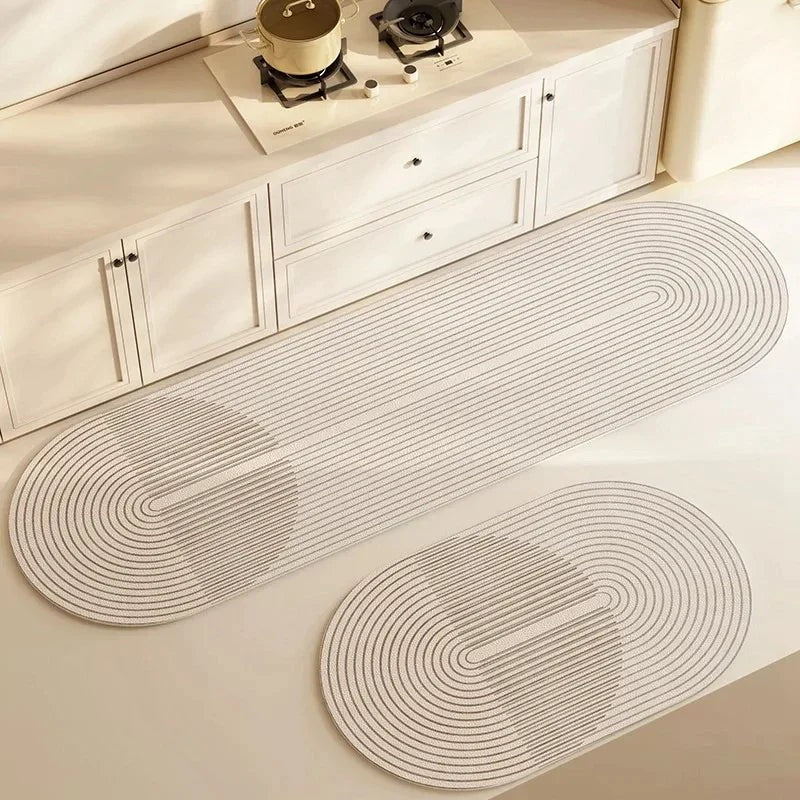 Alfombrilla de cocina antideslizante - Estampado geométrico