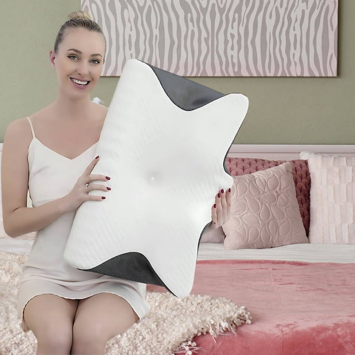Almohada de cuello con memoria de forma - Contorno ergonómico