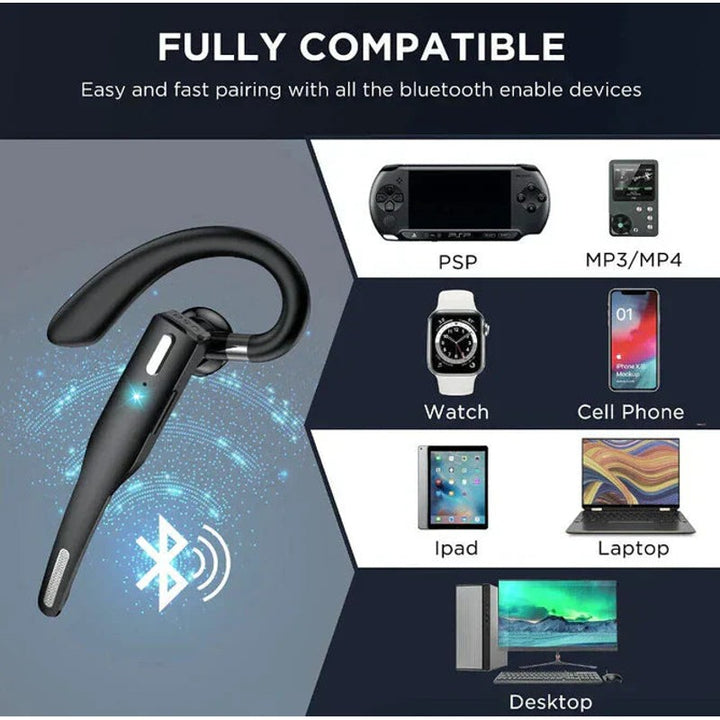 Auricular Bluetooth mono inalámbrico - Negro