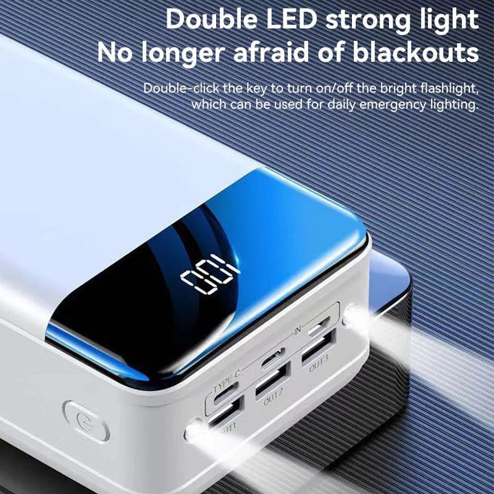 Axel | Powerbank 50000 mAh con 3 Entradas y Salidas