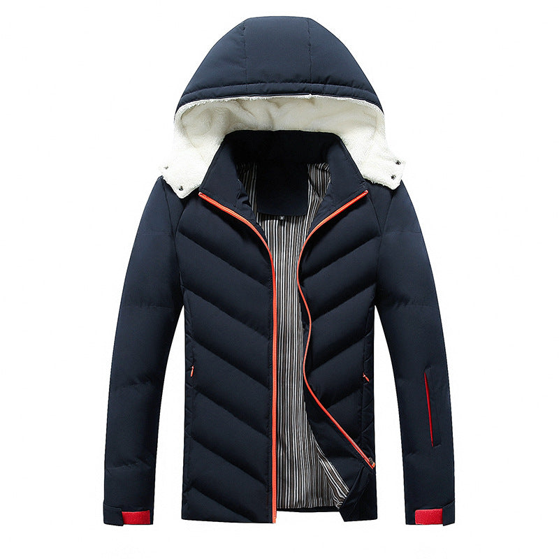 Chaqueta Acolchada Urbana – Azul Oscuro