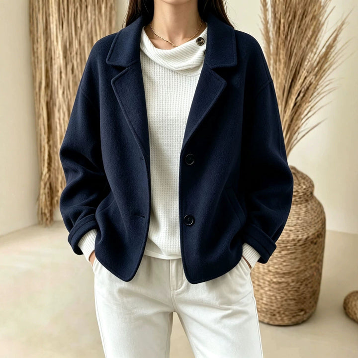 Blazer Corto con Botones