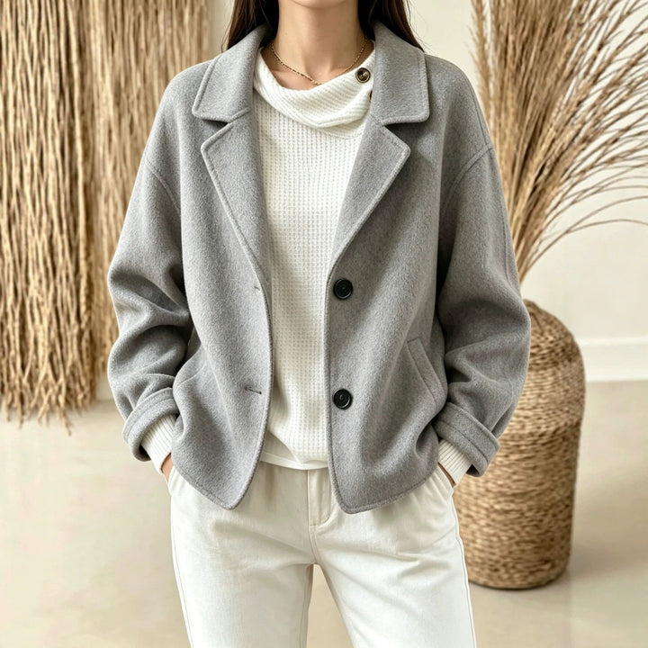 Blazer Corto con Botones