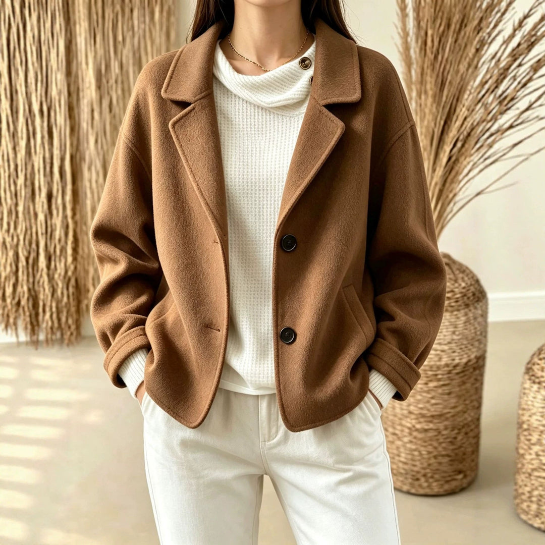 Blazer Corto con Botones
