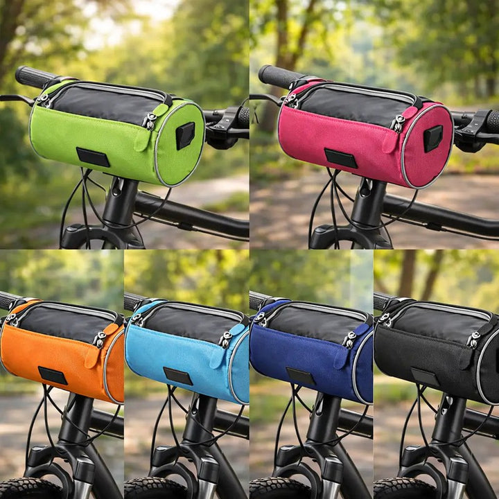 Bolsa para manillar de bicicleta con ventana táctil