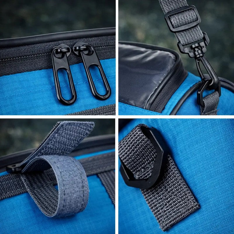 Bolsa para manillar de bicicleta con ventana táctil