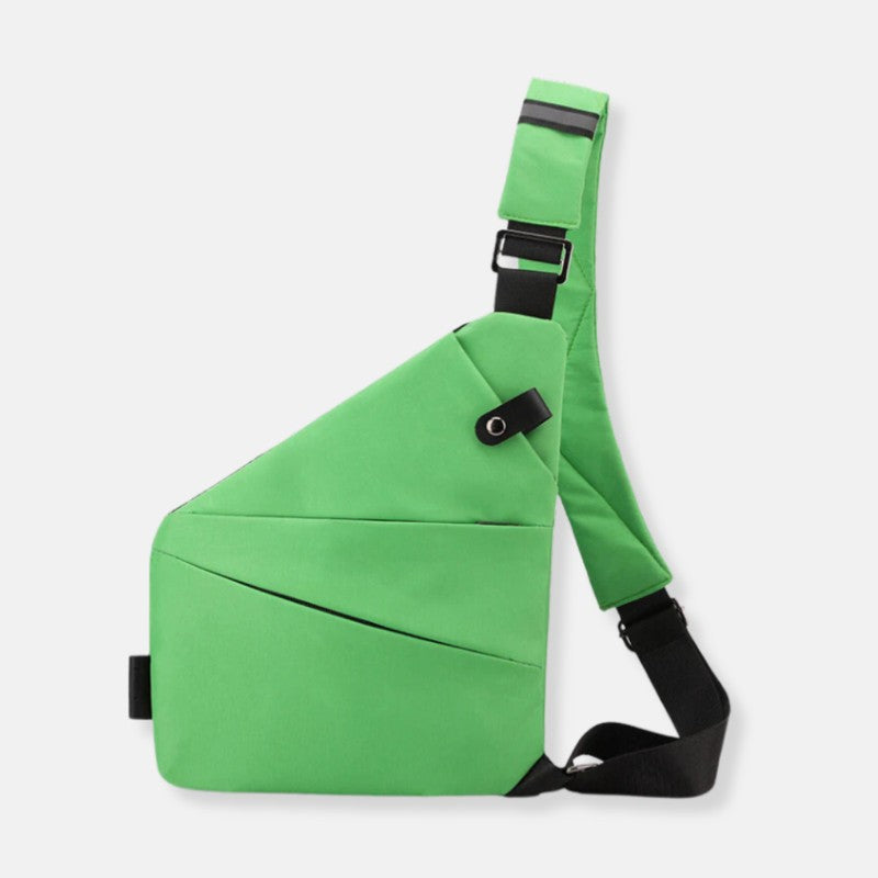 Bolso Bandolera Cruzado de Viaje - Diseño Triangular Convertible
