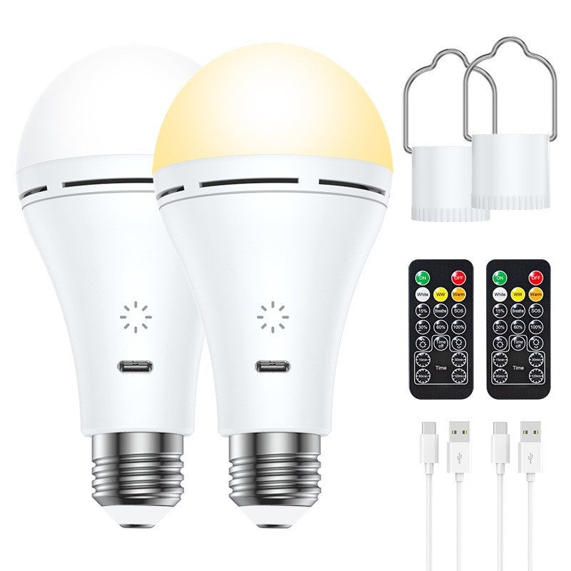 Bombilla LED recargable USB - Control remoto y táctil