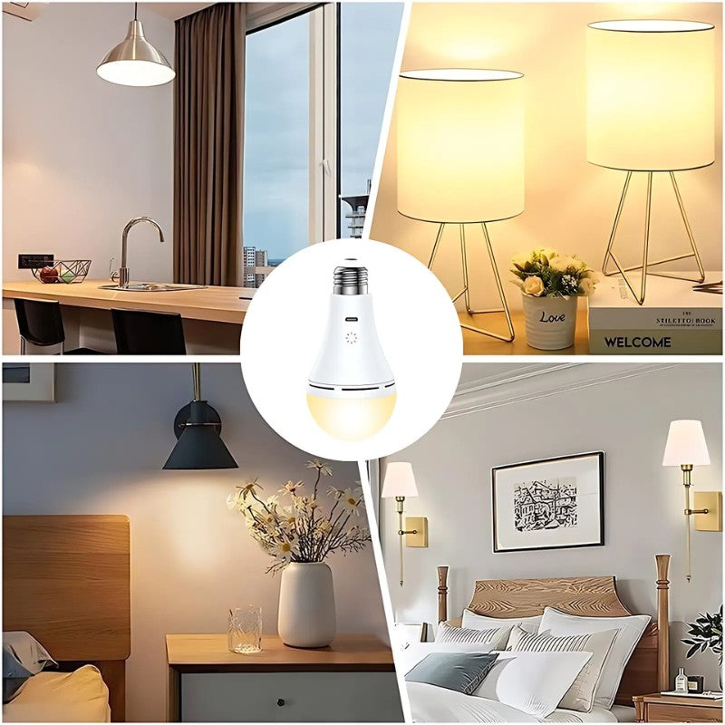 Bombilla LED recargable USB - Control remoto y táctil