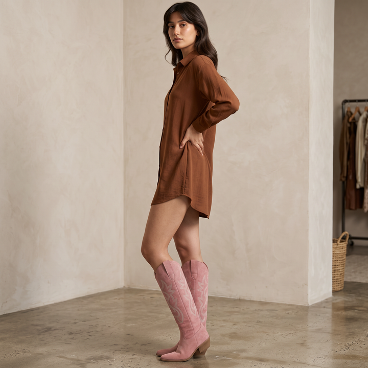 Botas Camperas Bordadas