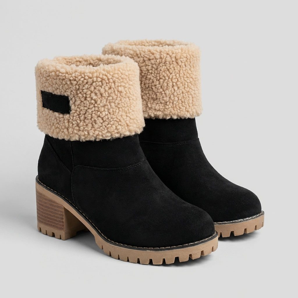 Botines de Tacón Ancho