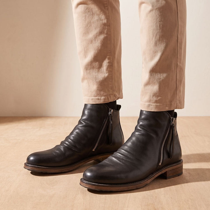 Botines Tobilleros con Cremallera