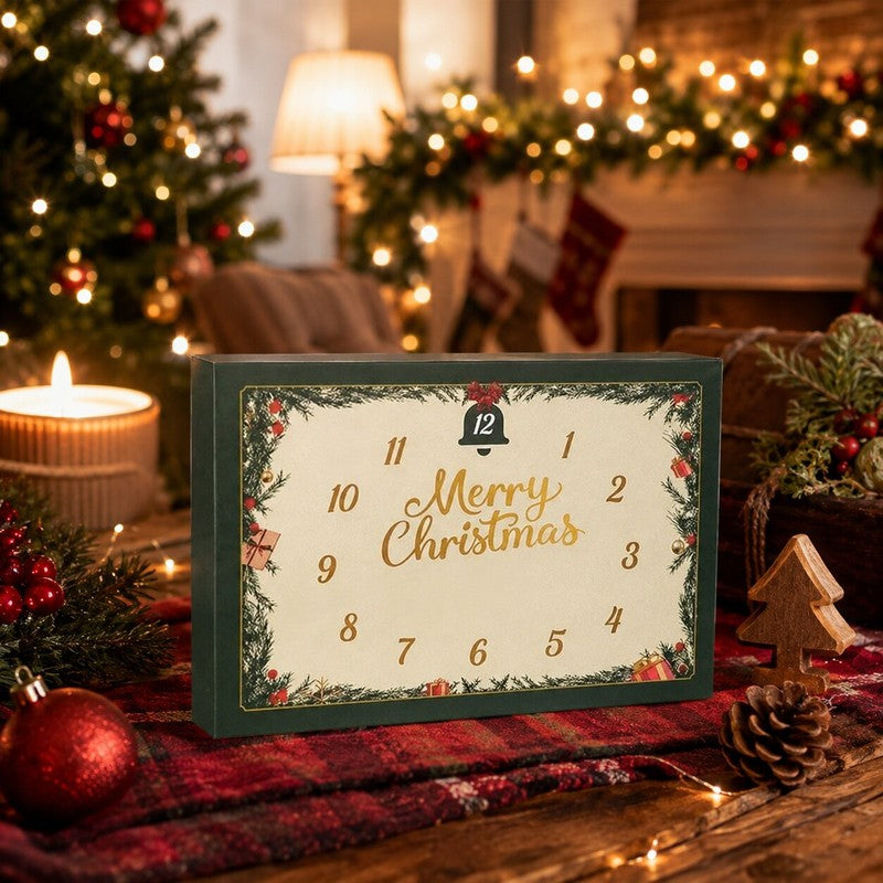 Calendario de Adviento con Figuras y Mensajes Positivos