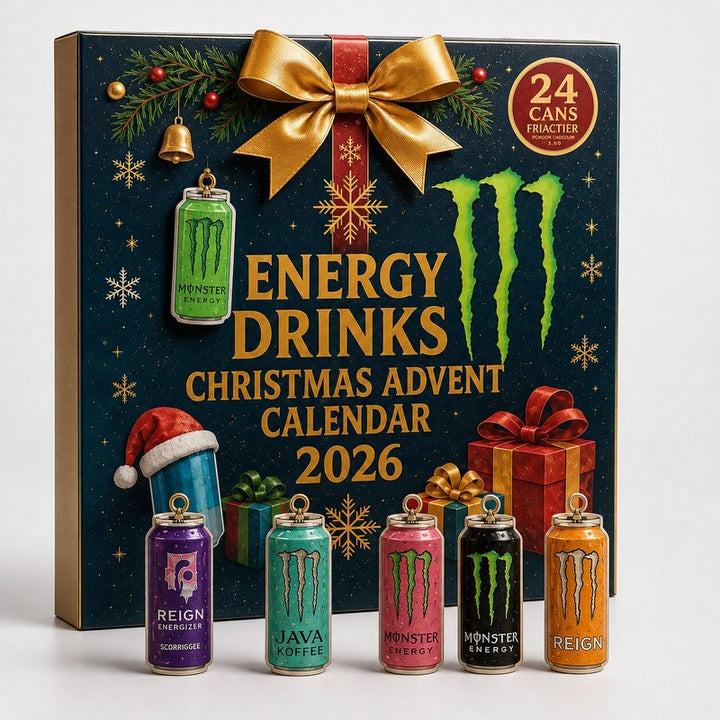 Calendario de Adviento de Bebidas Energéticas - Varios Diseños