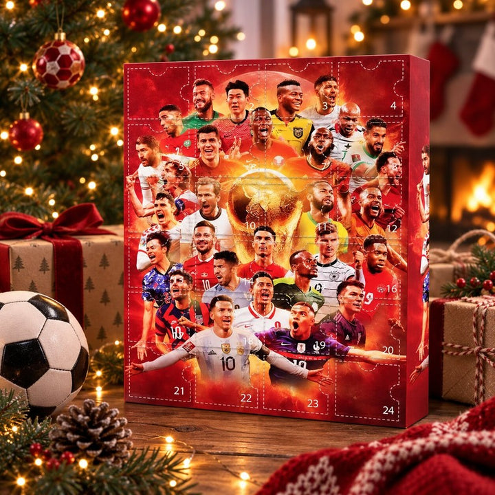 Calendario de Adviento de Fútbol 2026 - Temática Mundial