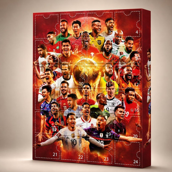 Calendario de Adviento de Fútbol 2026 - Temática Mundial