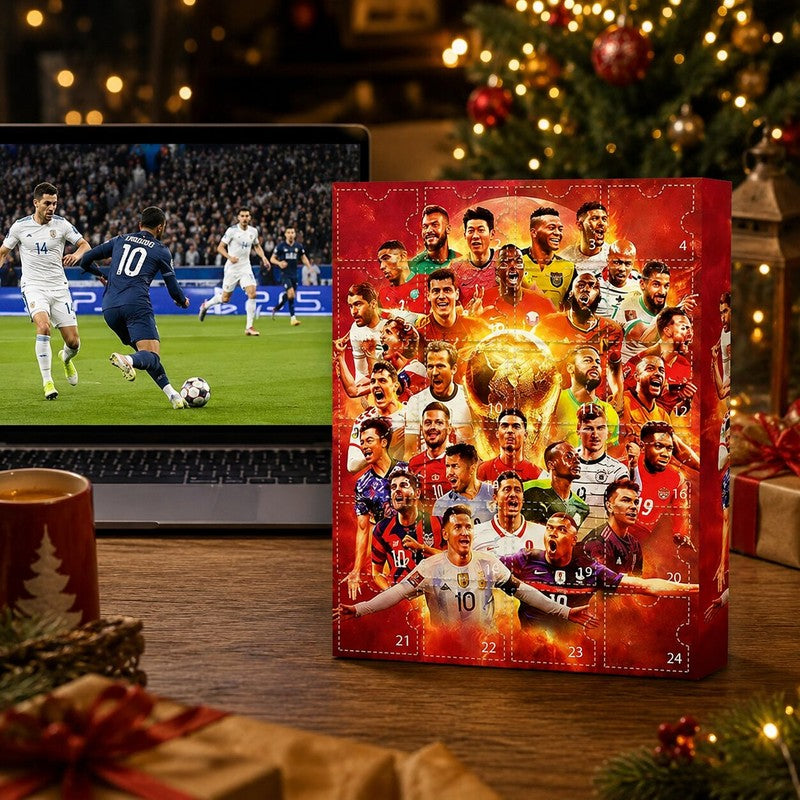 Calendario de Adviento de Fútbol 2026 - Temática Mundial