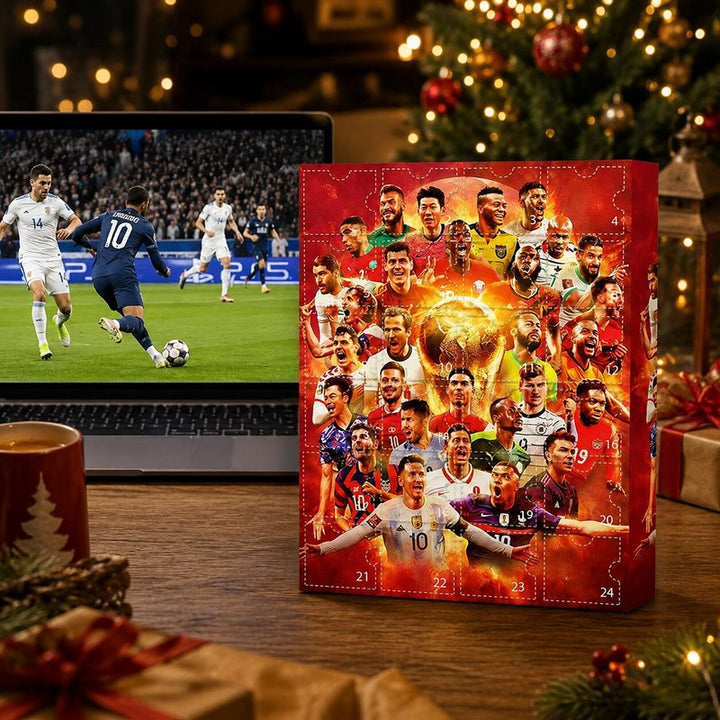 Calendario de Adviento de Fútbol 2026 - Temática Mundial