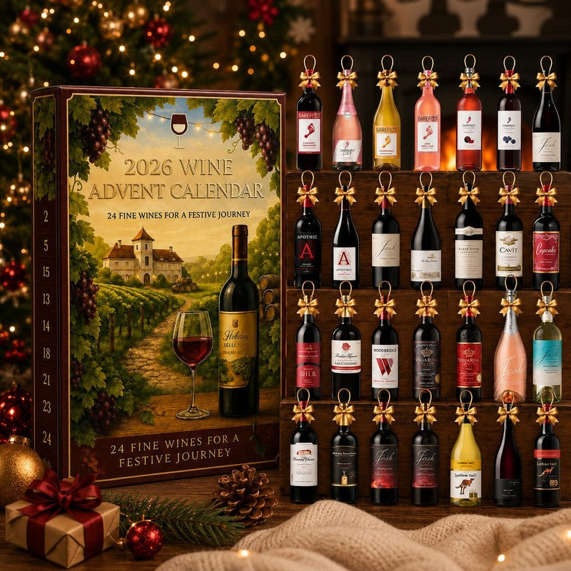 Calendario de Adviento de Vino 2026 - 24 Puertas con Sorpresas