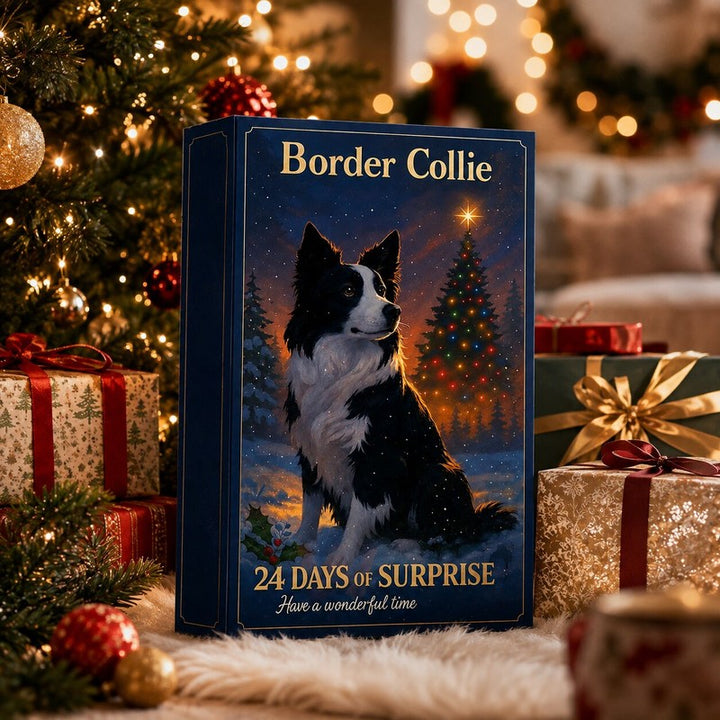 Calendario de Adviento para Amantes de los Perros - Tema Border Collie