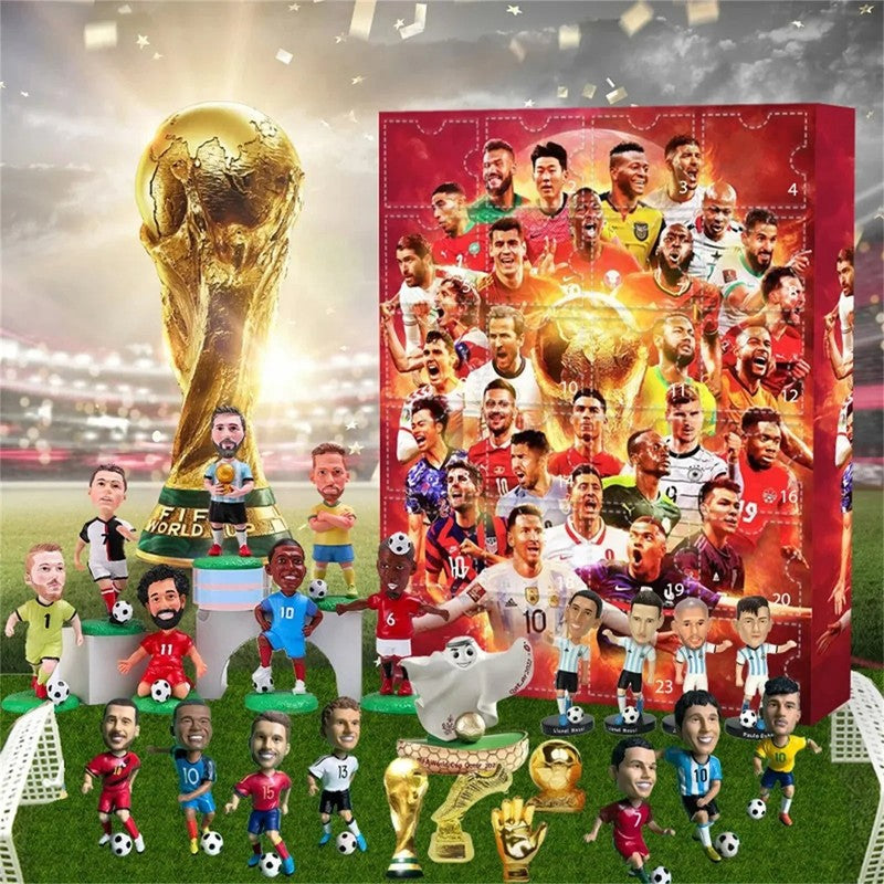 Calendario de Adviento Temático de Fútbol - 24 Compartimentos