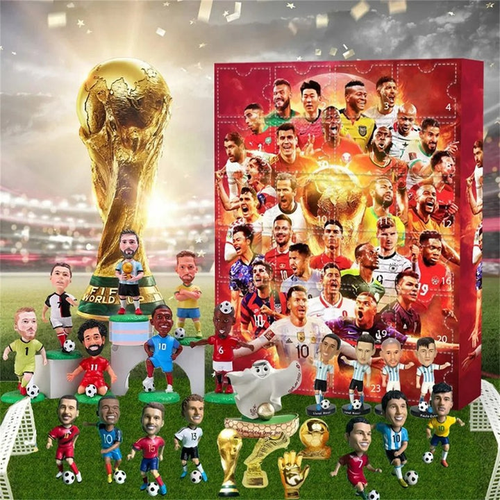 Calendario de Adviento Temático de Fútbol - 24 Compartimentos