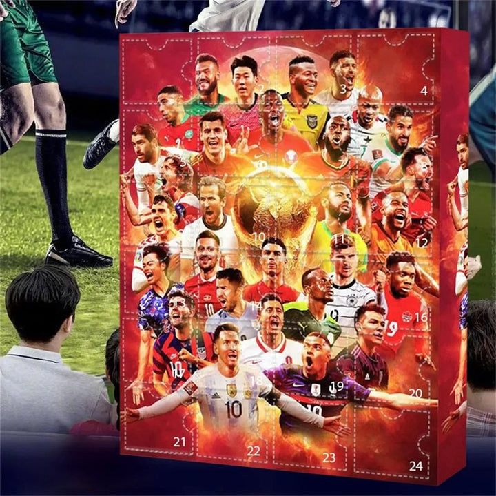 Calendario de Adviento Temático de Fútbol - 24 Compartimentos