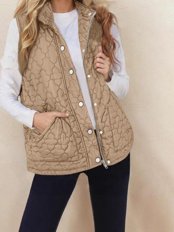 Chaleco Acolchado con Cremallera