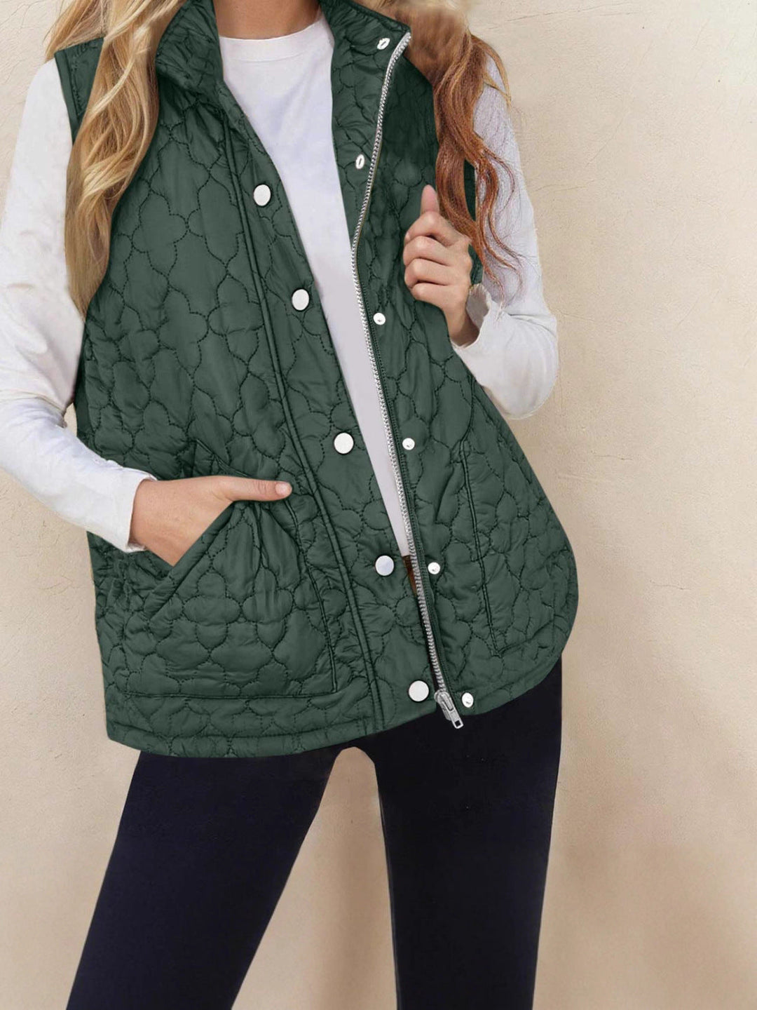 Chaleco Acolchado con Cremallera
