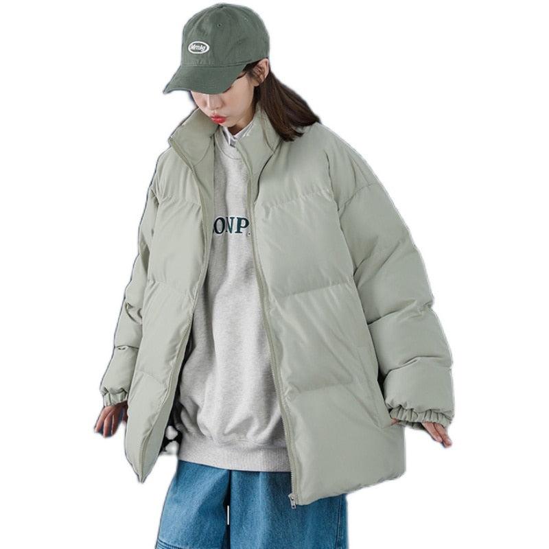 Chaqueta Acolchada de Cuello Alto