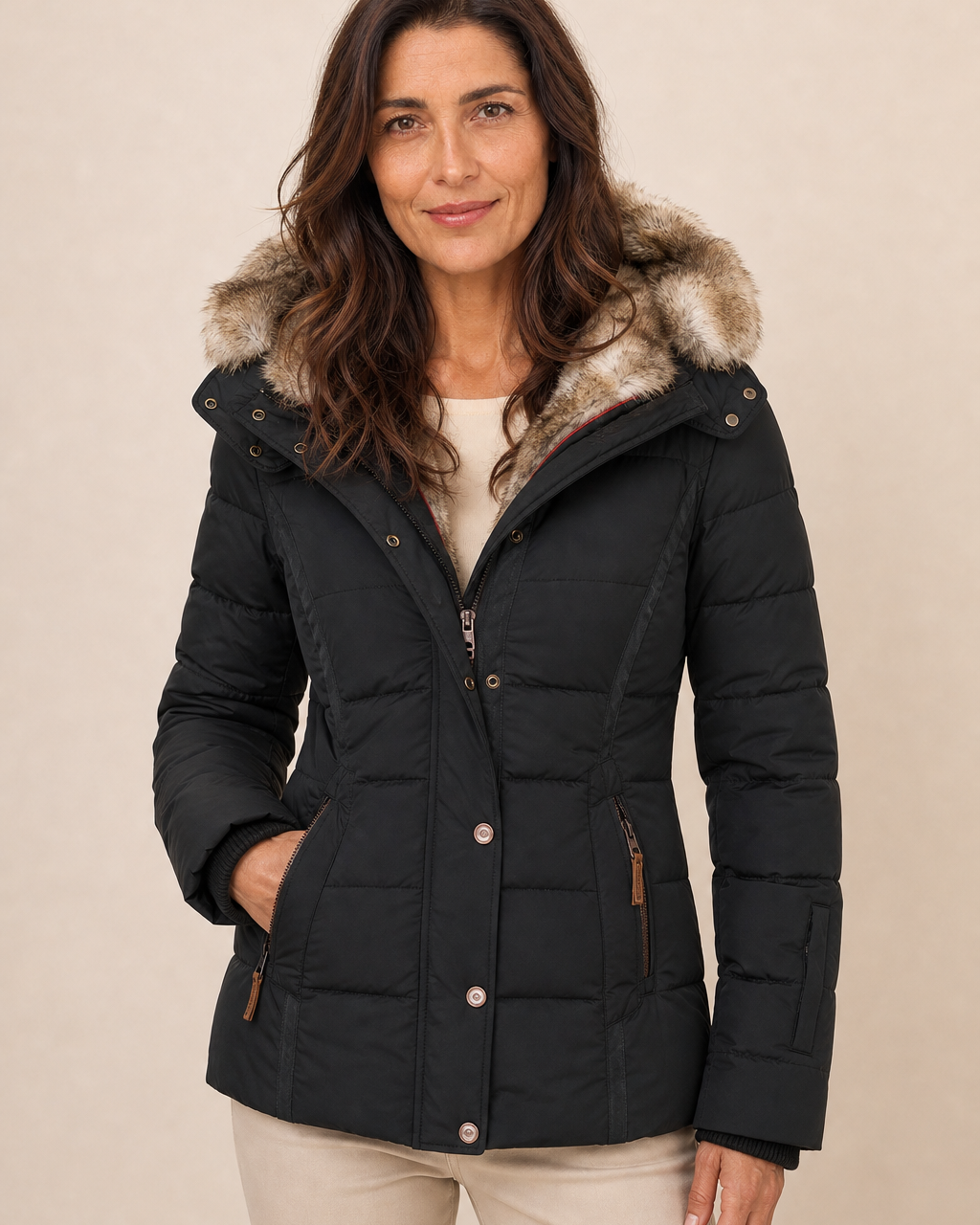 Chaqueta Acolchada Entallada