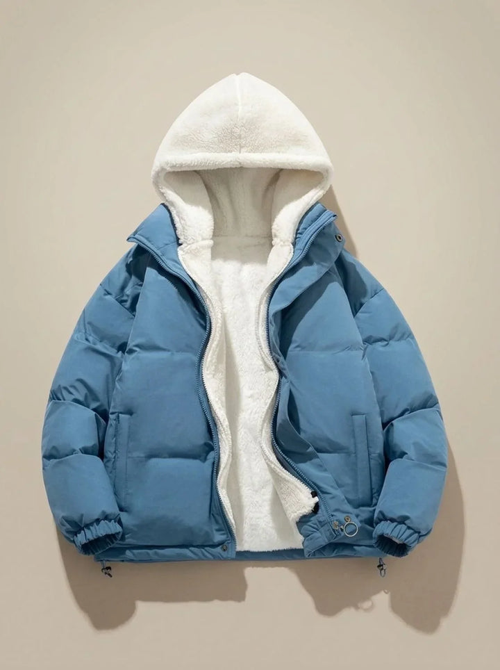 Chaqueta Acolchada Forrada – Azul