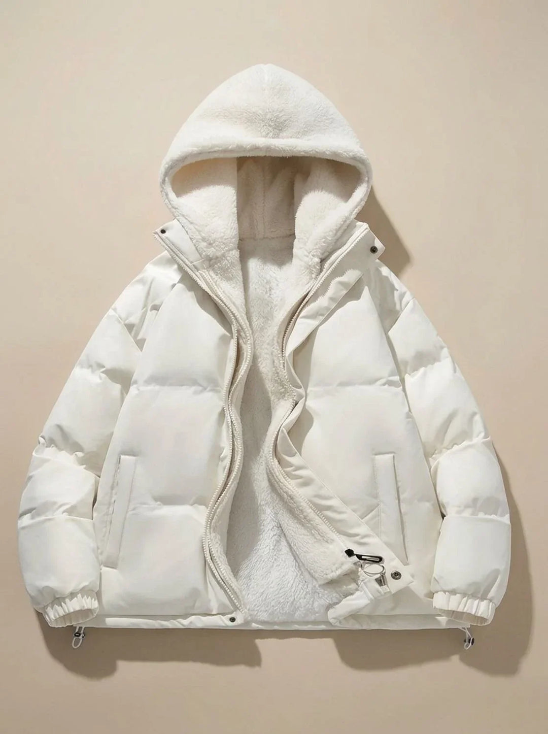 Chaqueta Acolchada Forrada – Blanco