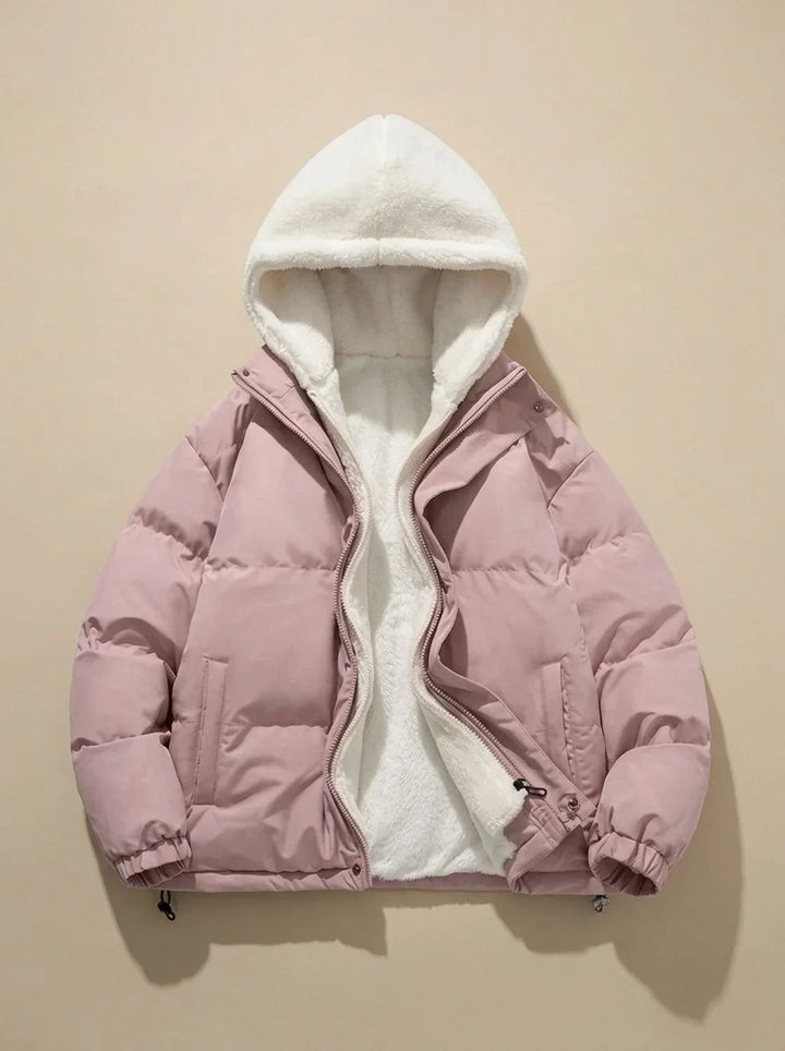 Chaqueta Acolchada Forrada – Rosa