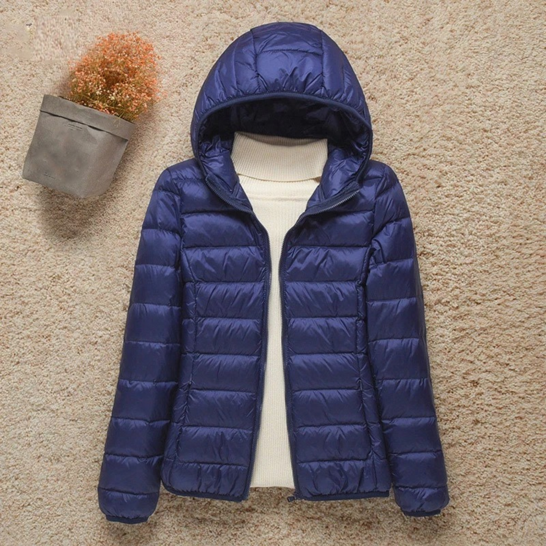 Chaqueta Acolchada Ligera – Azul Oscuro