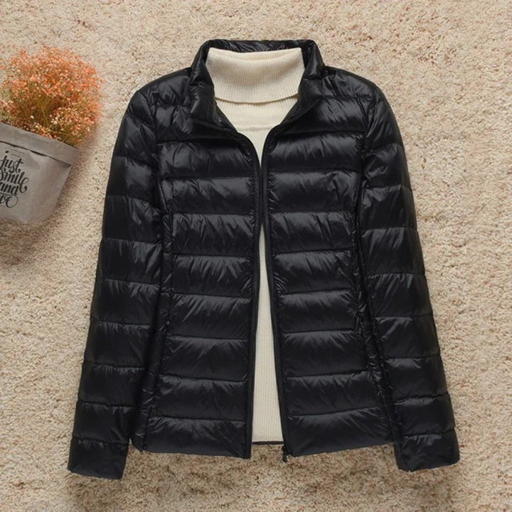 Chaqueta Acolchada Ligera – Negro