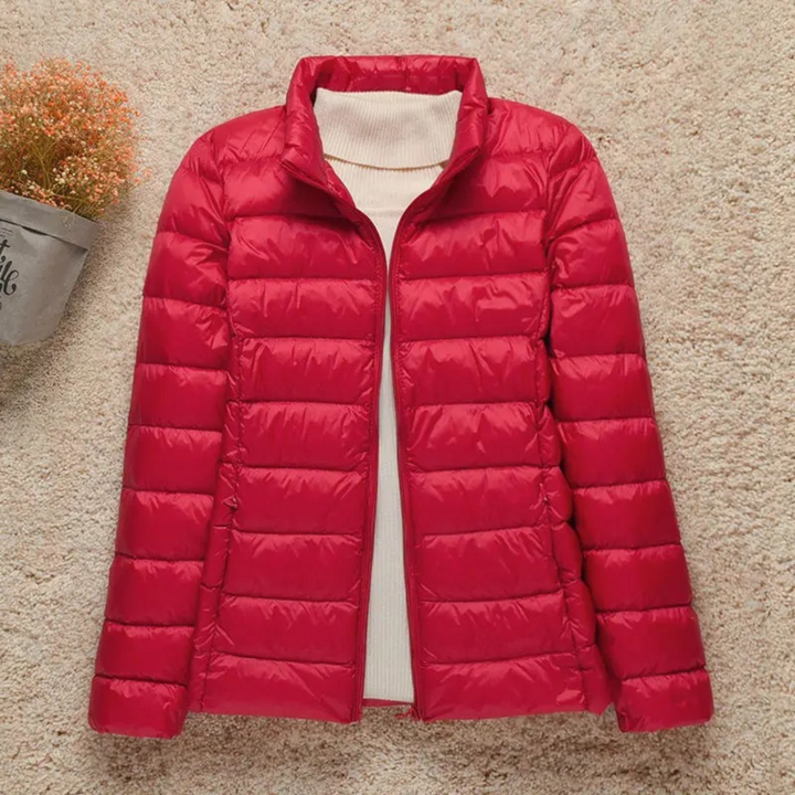 Chaqueta Acolchada Ligera – Rojo
