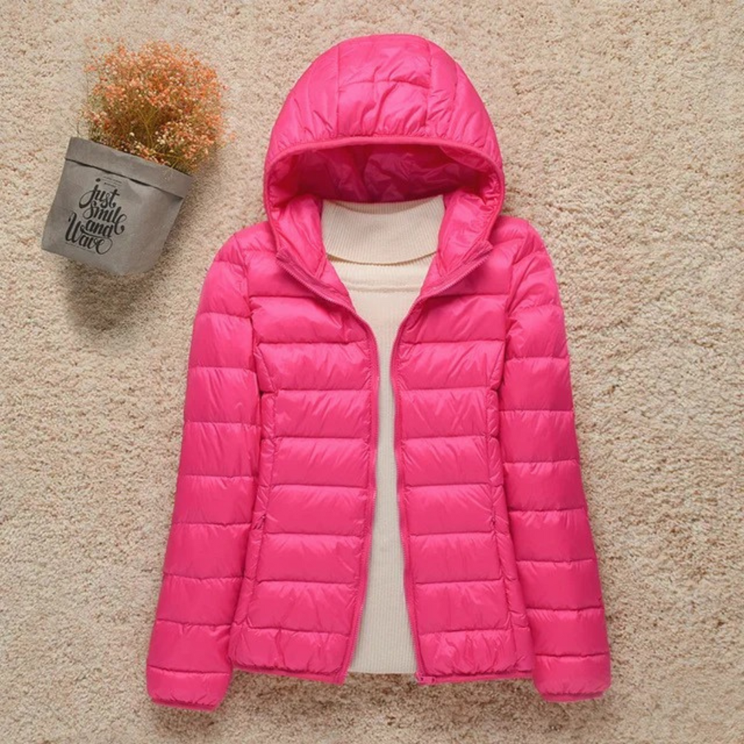 Chaqueta Acolchada Ligera – Rosa