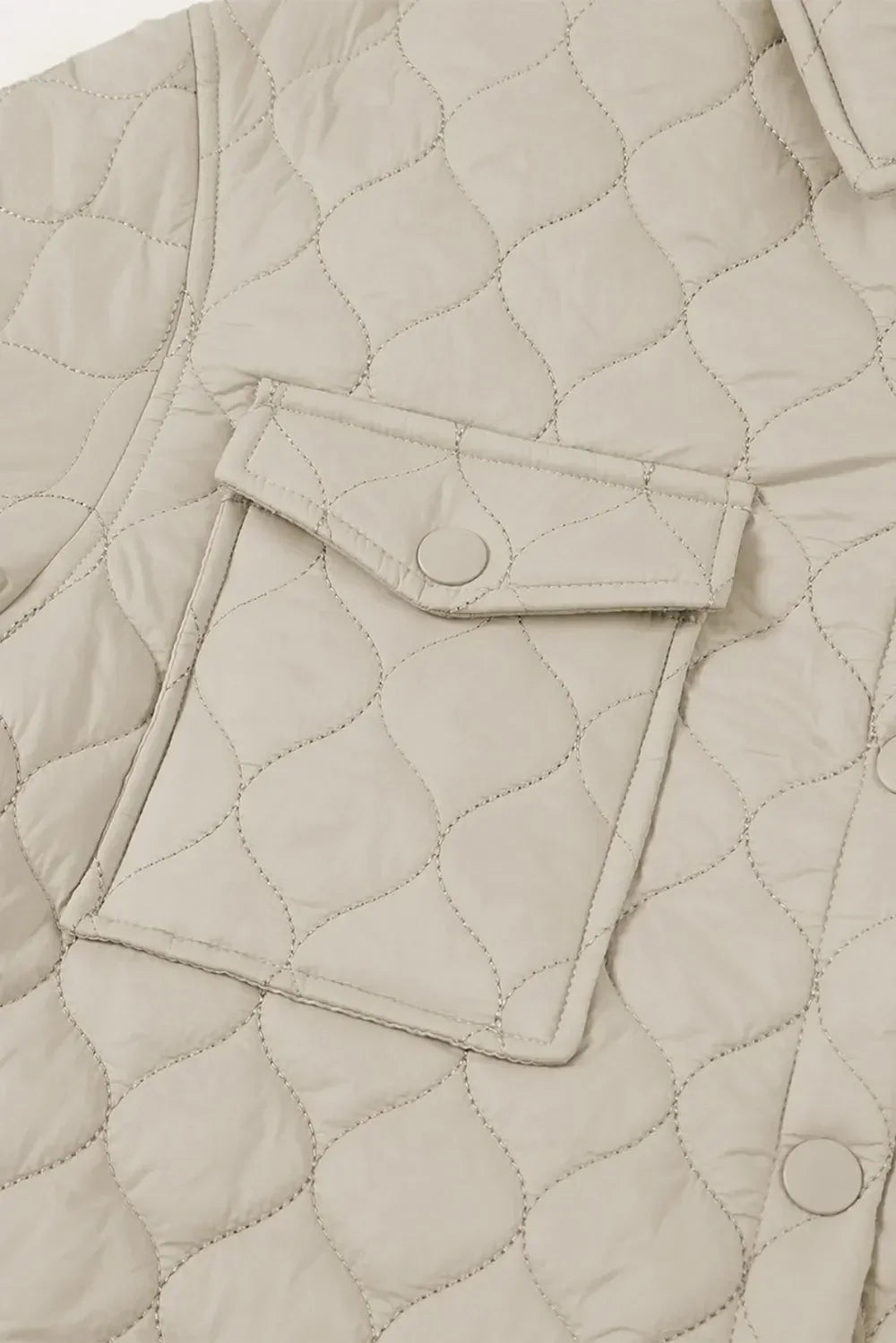Chaqueta Camisera con Bolsillos