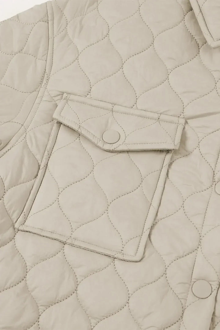 Chaqueta Camisera con Bolsillos