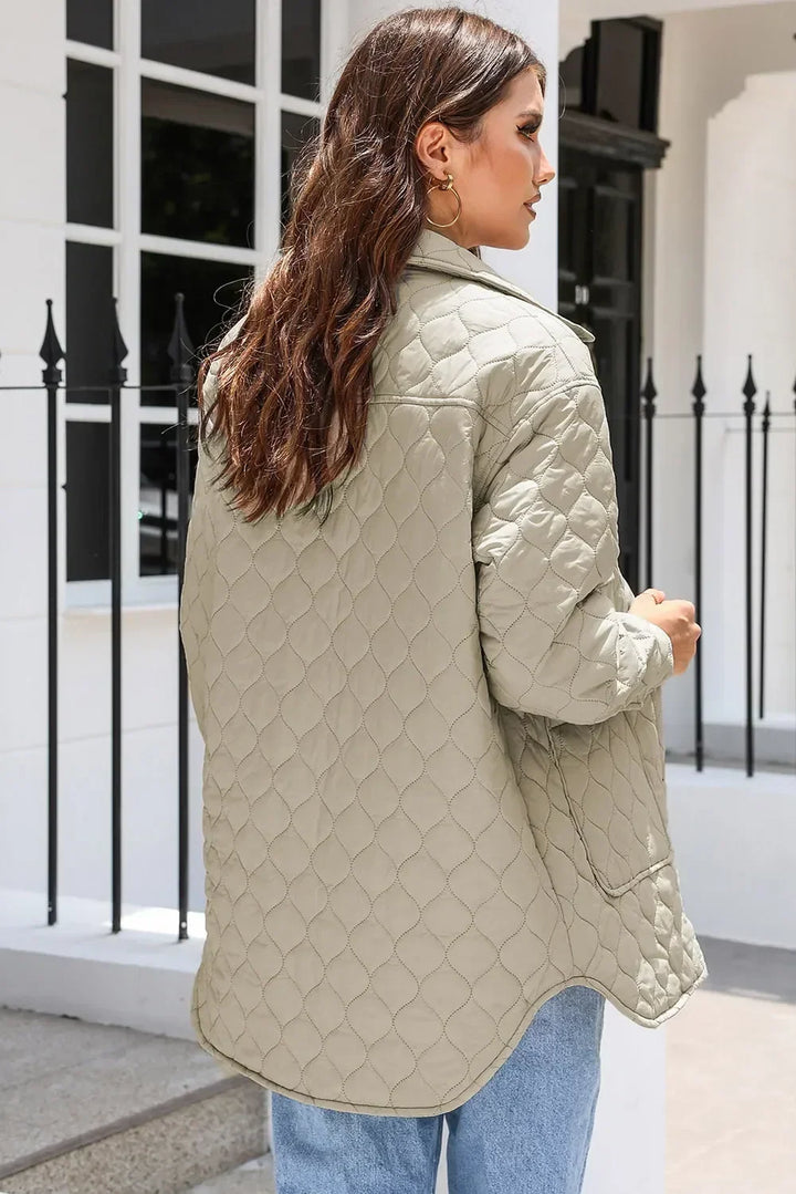 Chaqueta Camisera con Bolsillos
